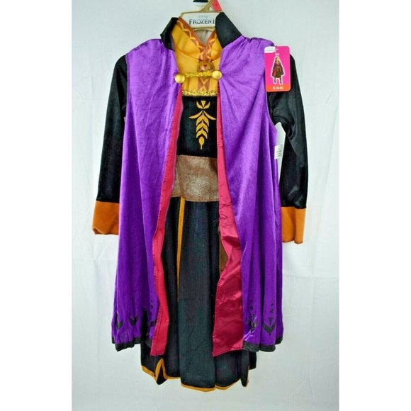 Disney Frozen 2 "Anna" Deluxe Costume Girls Size Small 4-6 New (Halloween) - Picture 1 of 4